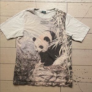Kith Kid Panda AMNH tee